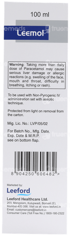 Leemol Infusion 100 ML Leemol Infusion 100 ML
